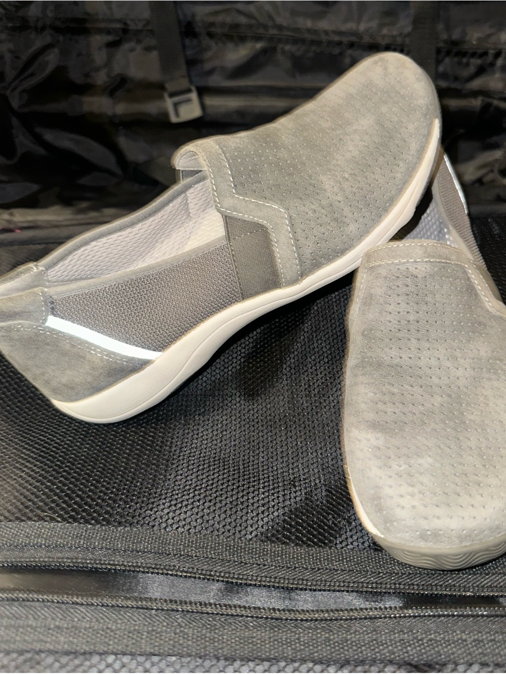 Dansko Halle women’s slip on grey suede size 38/7.5 us size